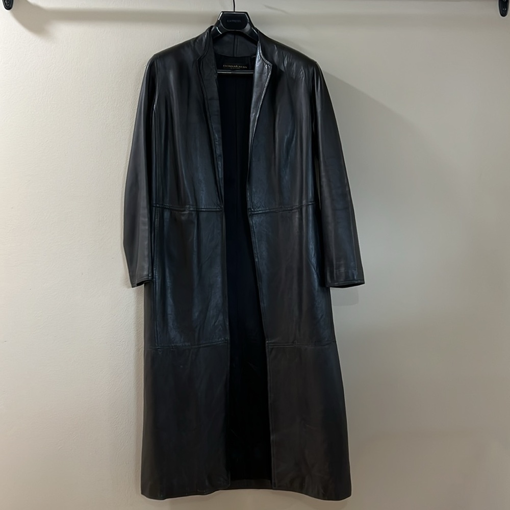 Vintage Donna Karan Lambskin Duster